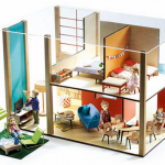 Djeco Dollhouse Cubic House
