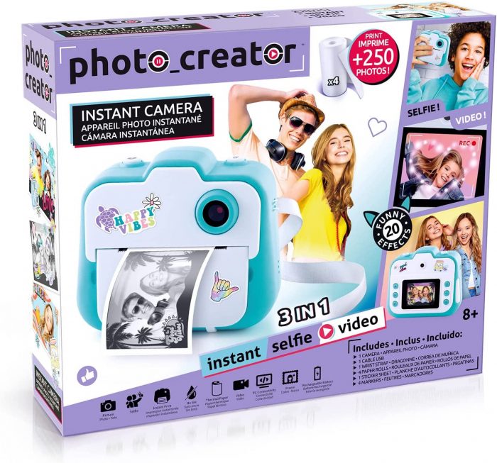 Photo Creator Instant Camera- with 3 extra refill rolls - ECI Store