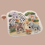 Chunky Big-5 Animal Puzzle
