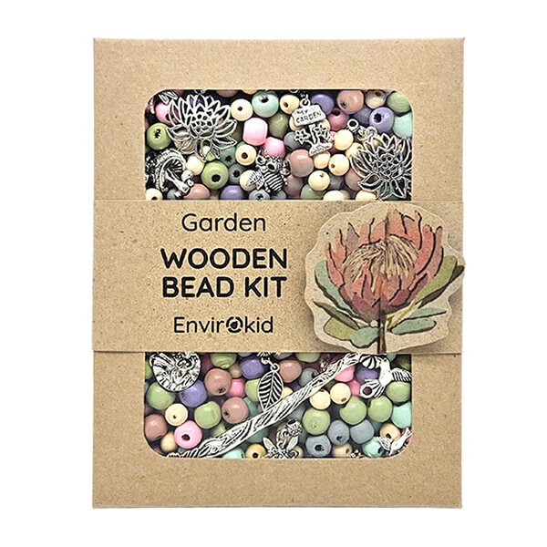 beadgarden Wooden Bead Kit - Garden Themed - Image 1
