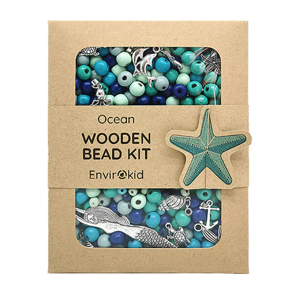beadocean Wooden Bead Kit - Ocean Themed - Image 1