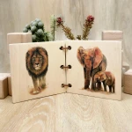 Wooden Baby Book - Big 5 - Image 2