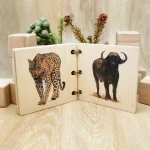 Wooden Baby Book - Big 5 - Image 3