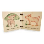 Wooden Baby Book - Farm Friends - Image 4