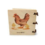 Wooden Baby Book - Farm Friends - Image 5