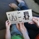 Wooden Baby Book - Forest Friends - Image 2