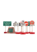 Wooden Road Signs - On Safari - Image 2
